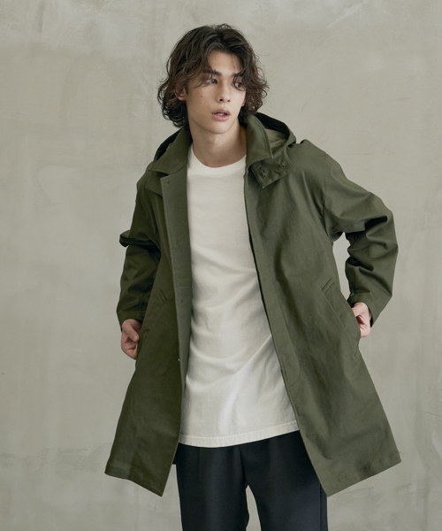 ステンカラーコート